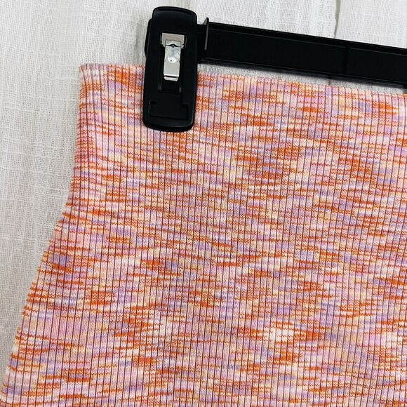 Express Body Contour Pink Thick Knit Stretchy Pencil Skirt - Size XL - Picture 2 of 8